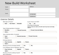 Homeowner Bid Exploration Form